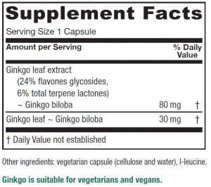 Ginkgo Label