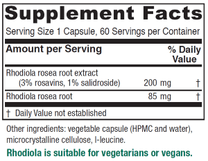 Rhodiola-Label