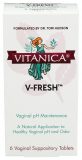 V-Fresh® <span class="sub"> ~ Vaginal pH Support Suppositories  ~ 6 Suppository Tablets </span>