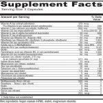 supplements facts label image