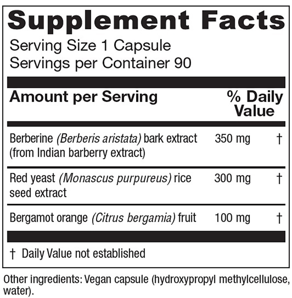 supplement facts label image