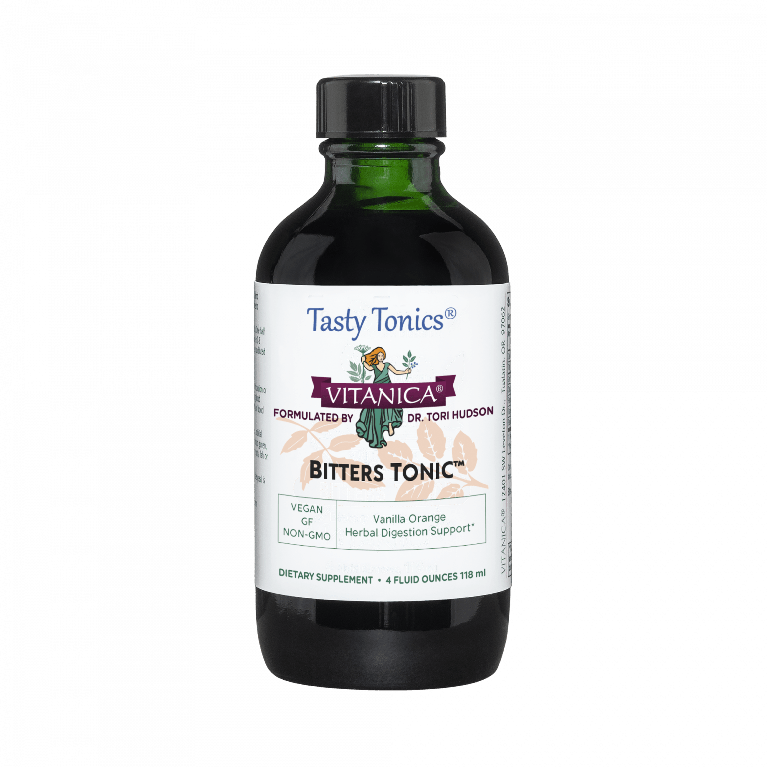 Bitters Tonic™ 4 oz. liquid Vitanica Natural Health Care for Women