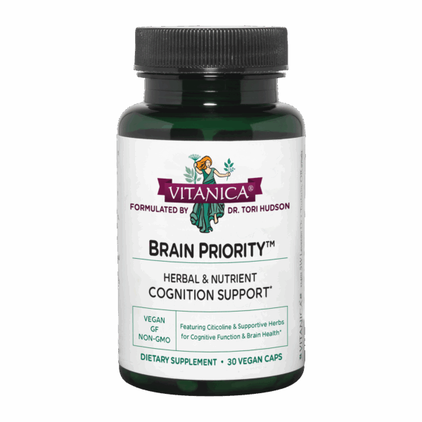 front panel bottle image, Brain Priority